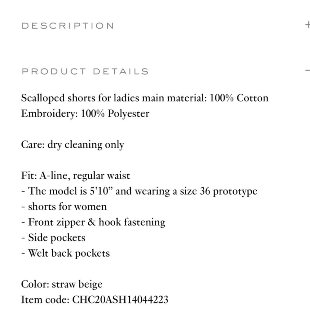 COPY - CHLOÉ - Quilted cotton jacquard shorts in beige - Picture 6 of 13